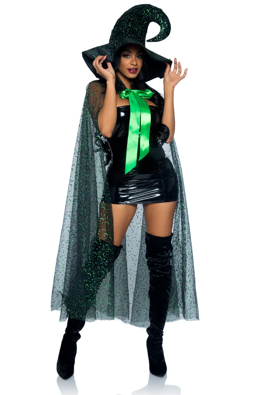 Glitter Moon Witch Costume Kit