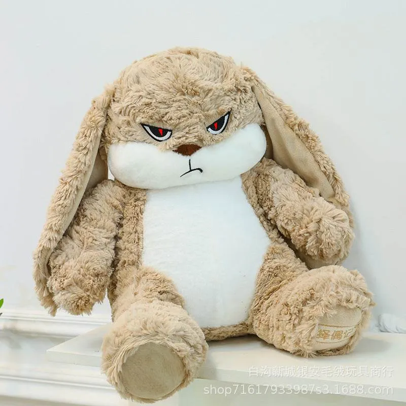 Grumpy Rabbit Bunny Plushie