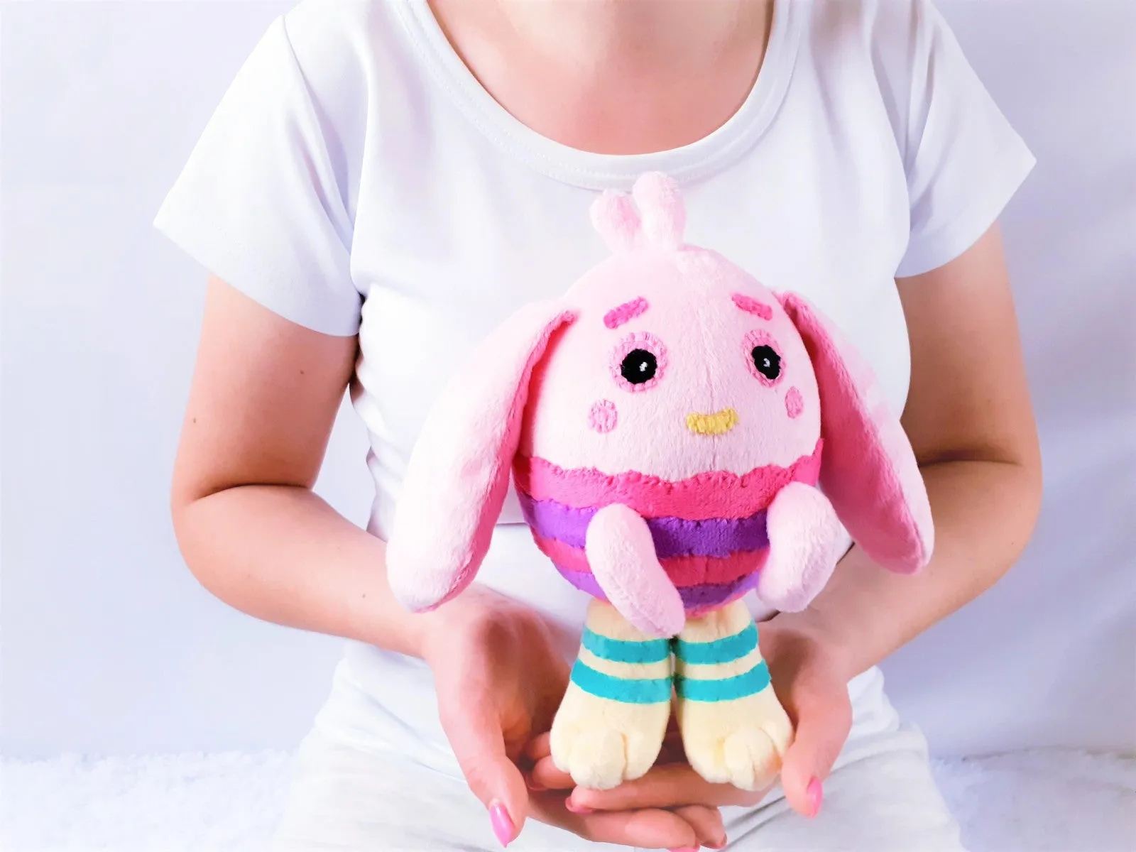 Handmade custom Easter Bunny plush