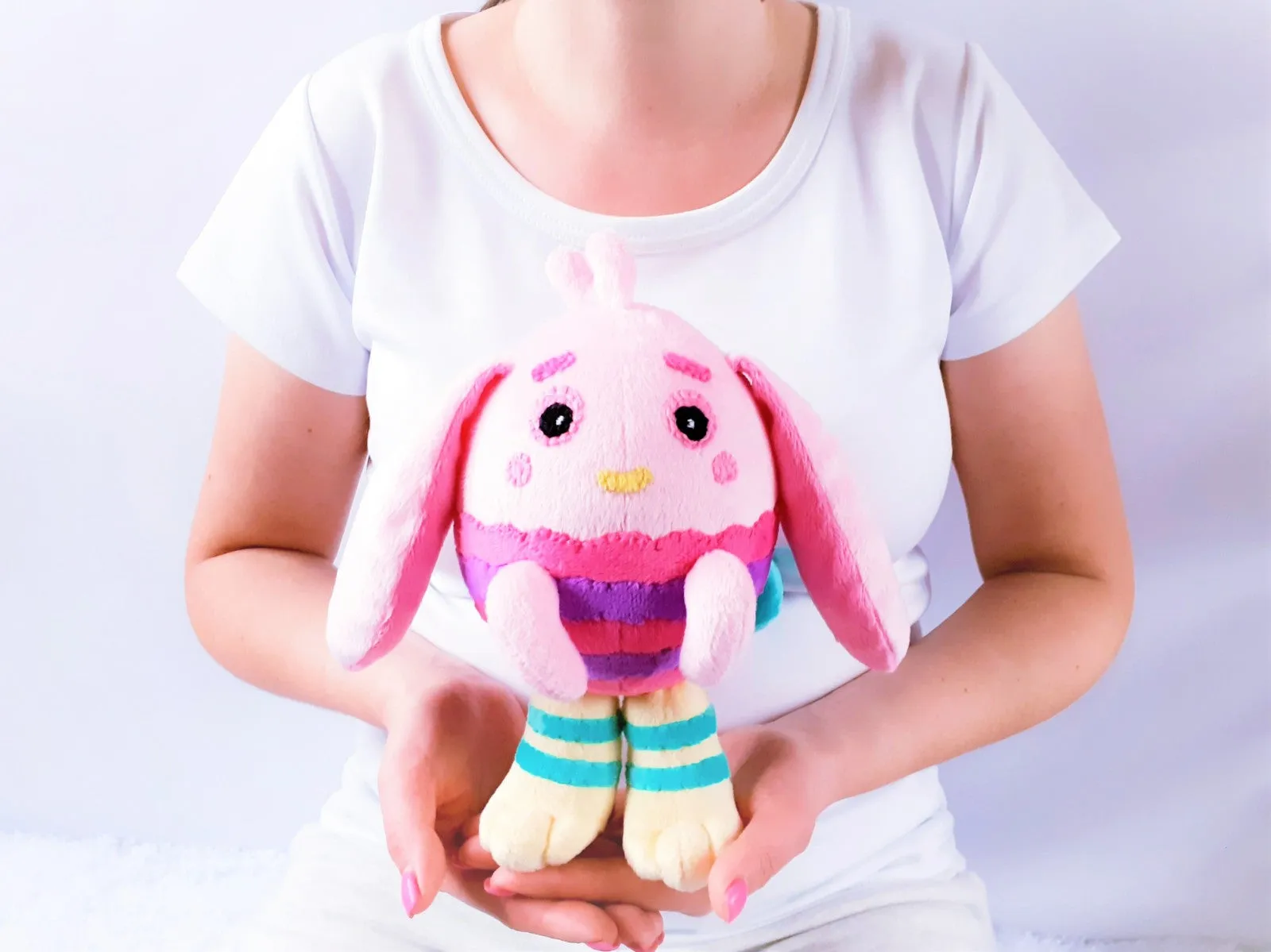 Handmade custom Easter Bunny plush