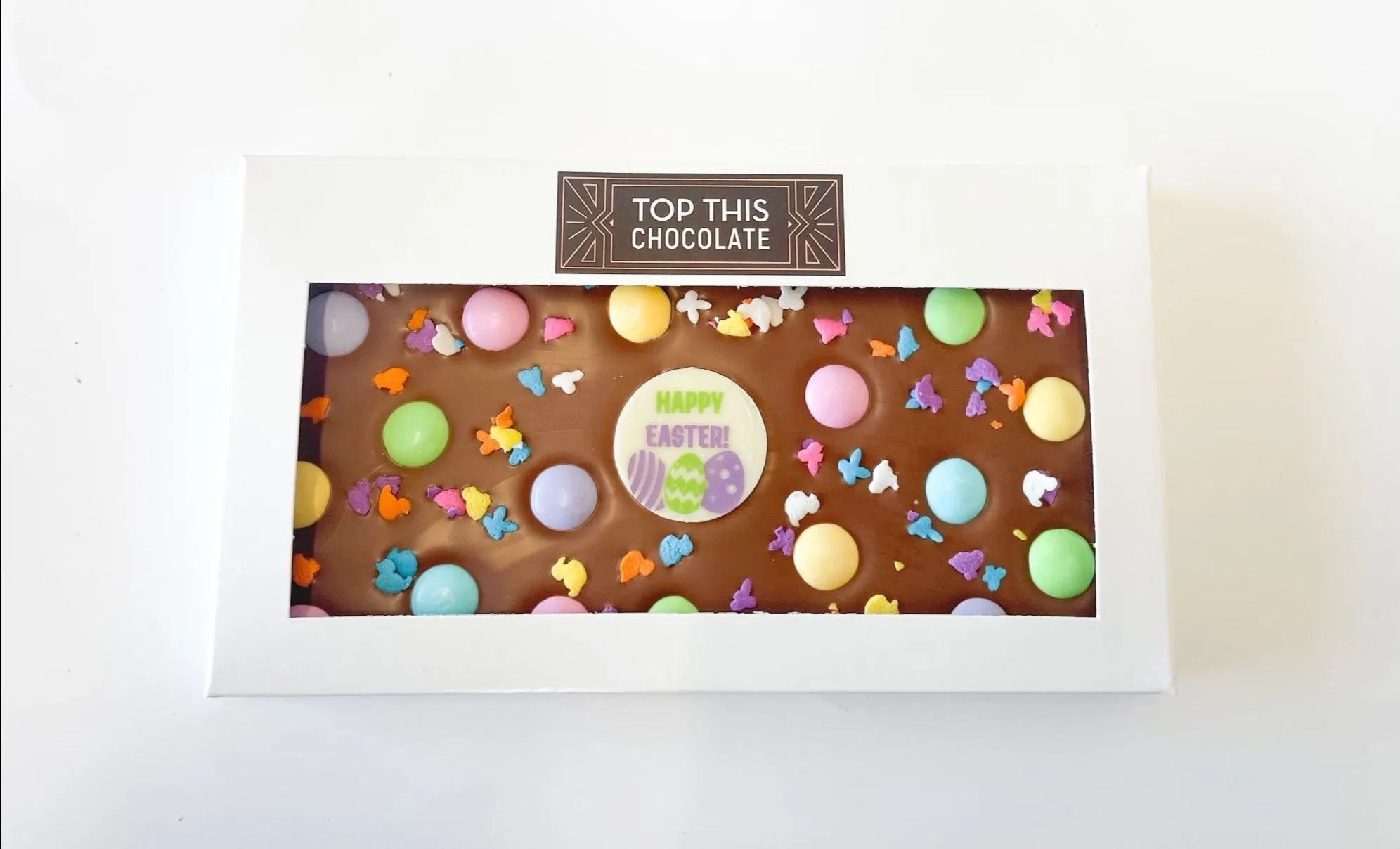 Happy Easter Pastel M&Ms Chocolate Bar