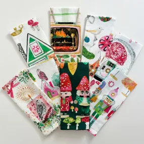 Holiday Tea Towels- set of 8