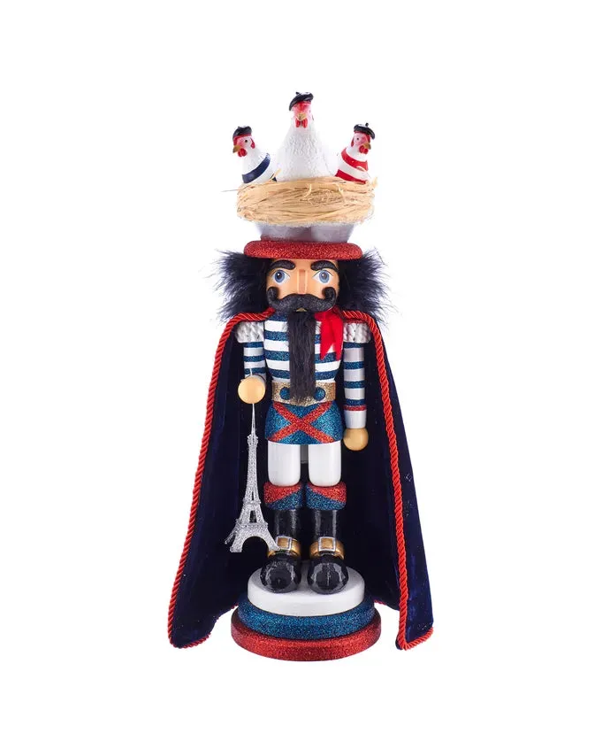 Hollywood Nutcrackers™ Three French Hens Nutcracker, HA0465, Hollywood, Kurt Adler