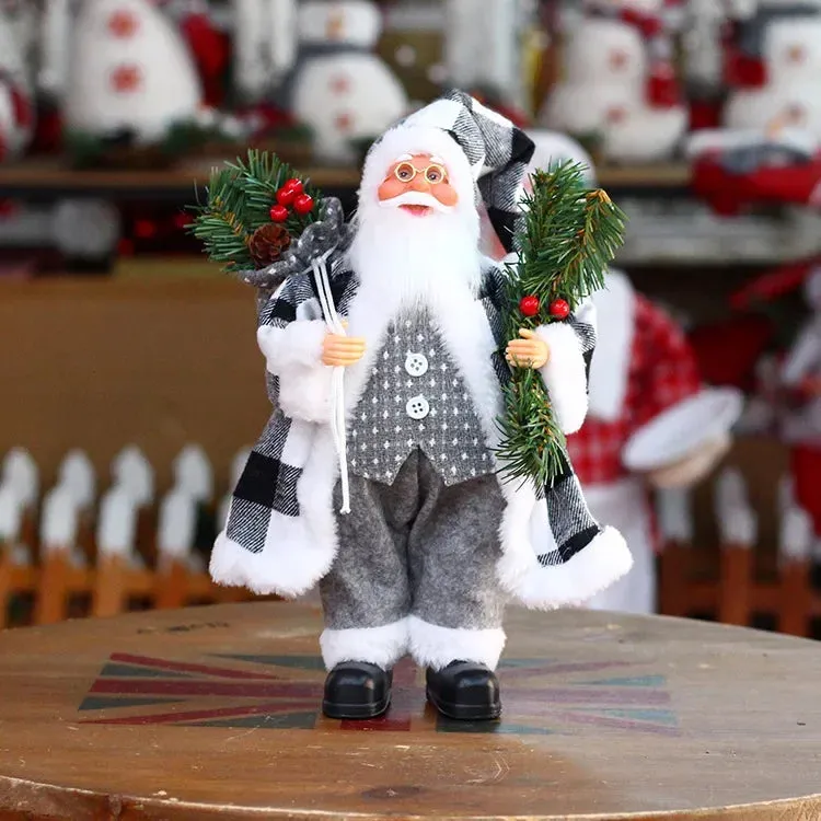 Home Navidad Christmas Ornaments - Santa Claus with Gifts