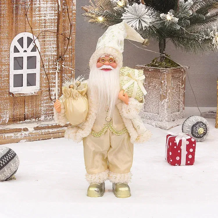 Home Navidad Christmas Ornaments - Santa Claus with Gifts