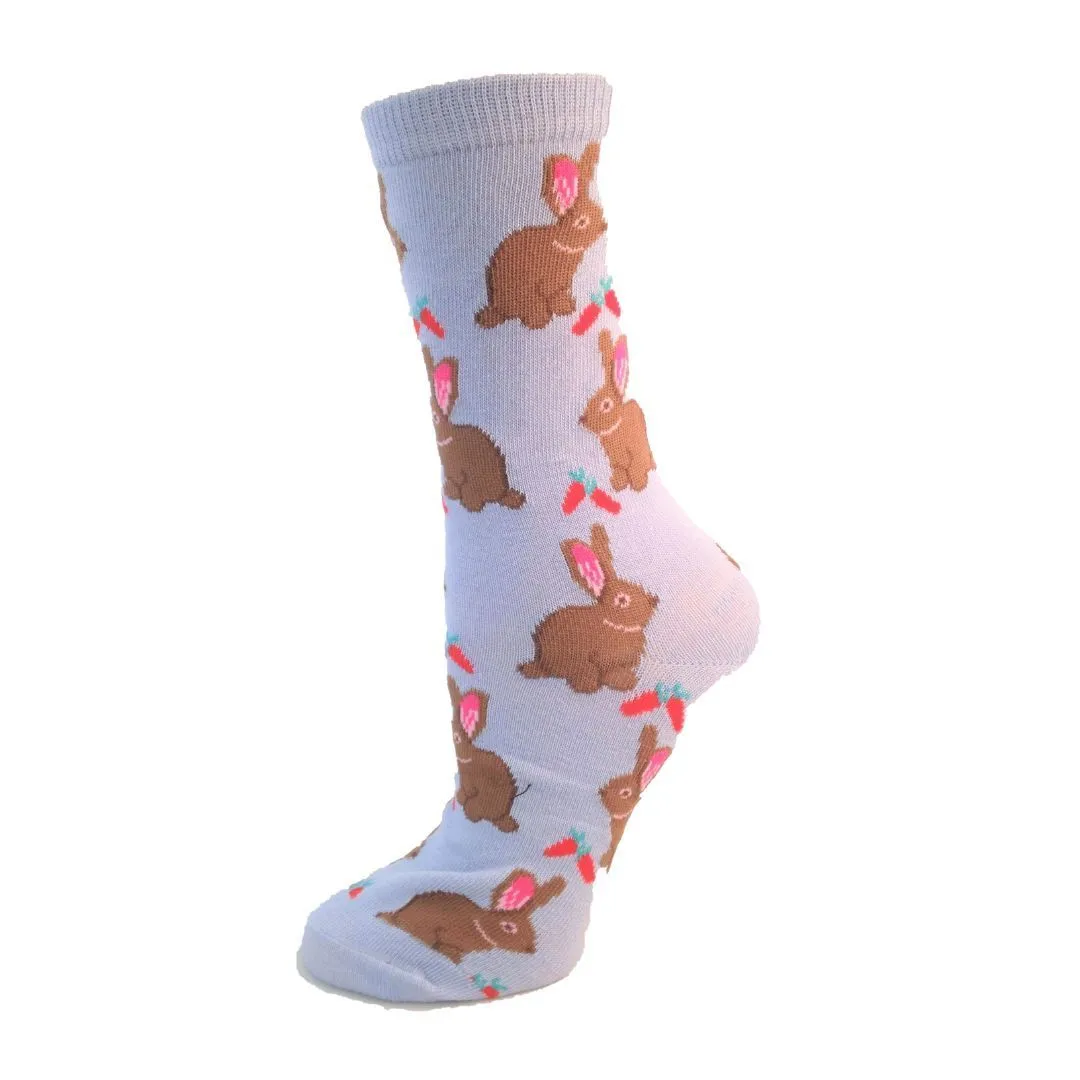 Hungry Bunny Socks Women's Crew Sock