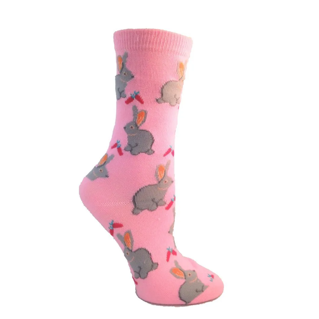 Hungry Bunny Socks Women's Crew Sock