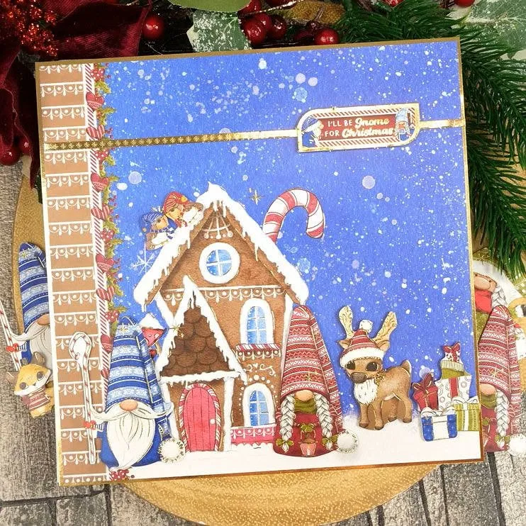 Hunkydory Deluxe A4 Craft Pads - Gnome for Christmas
