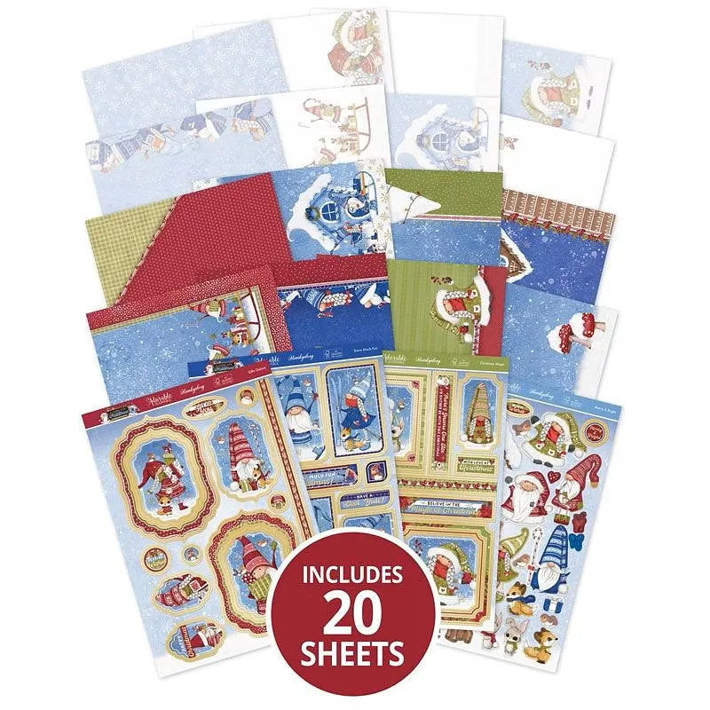 Hunkydory Deluxe A4 Craft Pads - Gnome for Christmas