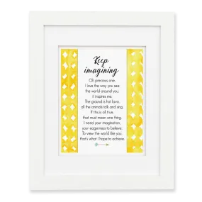 Keep Imagining - Yellow Wall Print