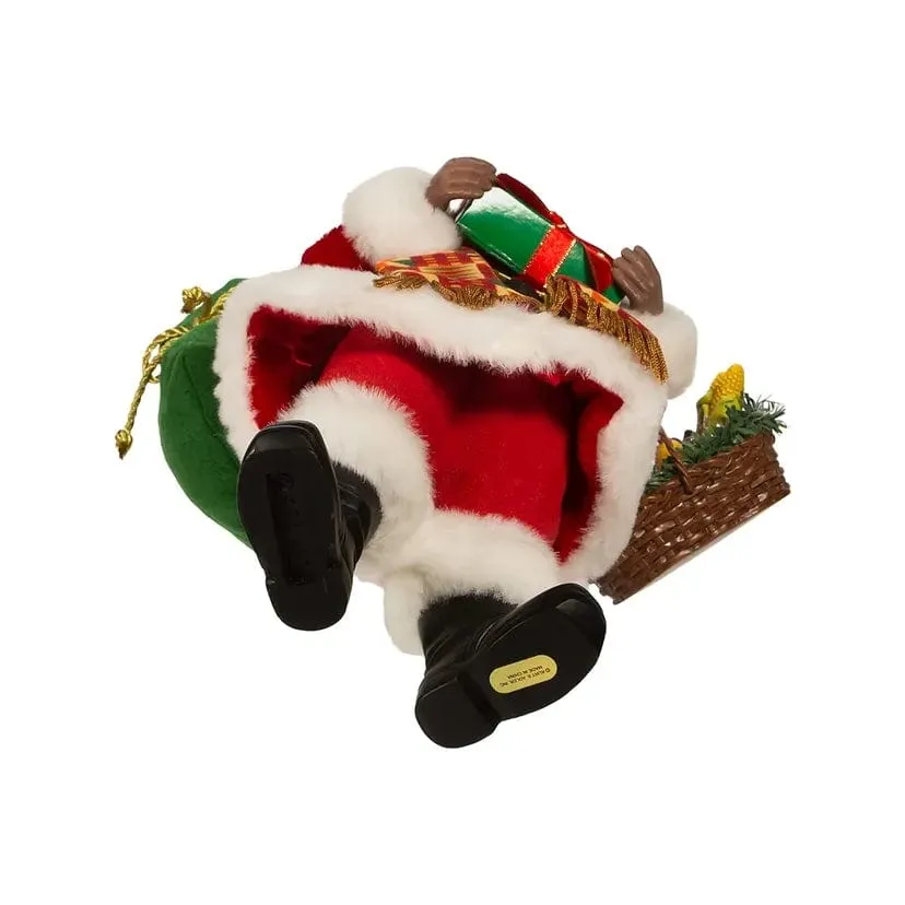 Kente Santa Claus Figurine