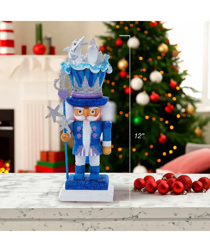 Kurt Adler 12" Hollywood Nutcrackers™ Dolphin Hat Nutcracker