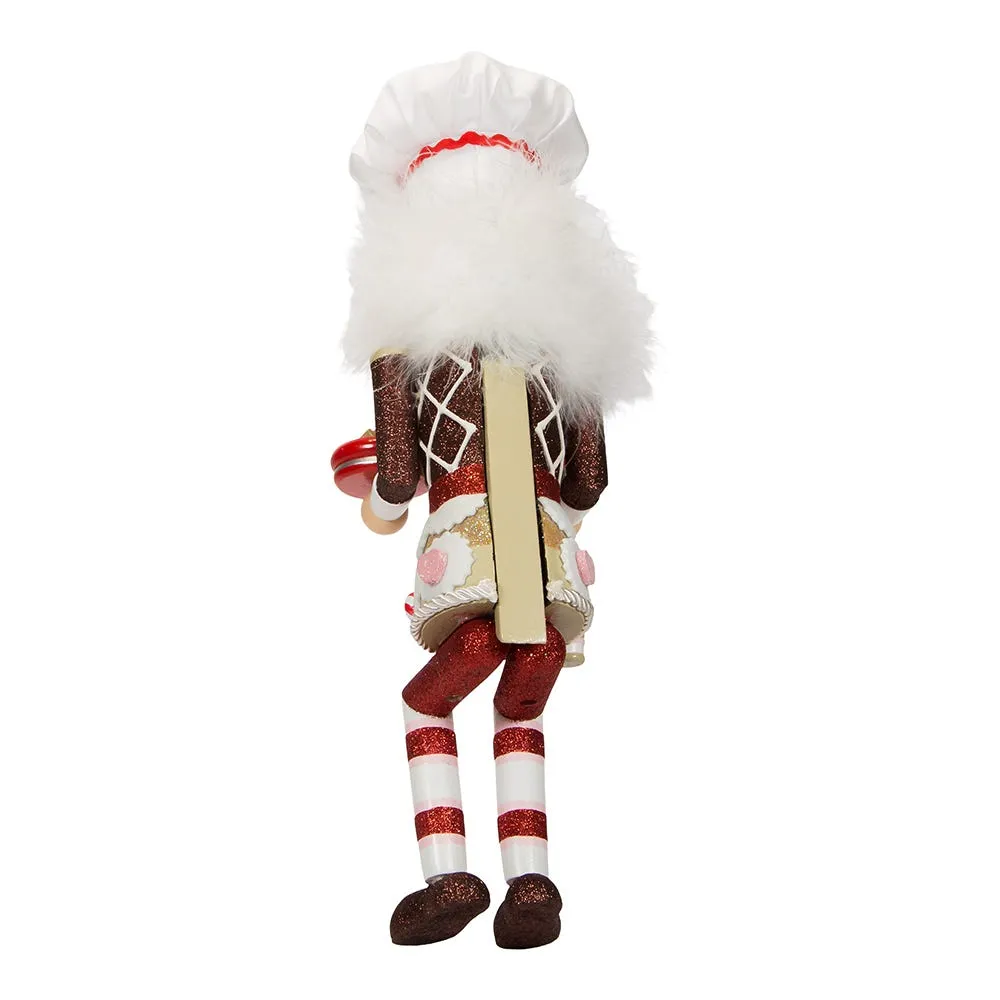 Kurt Adler 15-Inch Hollywood Gingerbread Baker Shelf Sitter Nutcracker