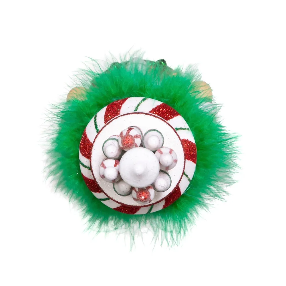 Kurt Adler 15-Inch Hollywood Nutcrackers™ Red, White and Green Candy Tower Hat Nutcracker