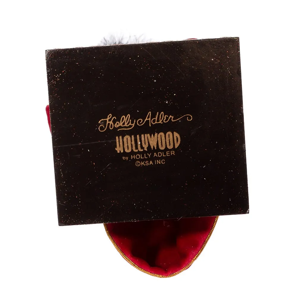 Kurt Adler 18-Inch Hollywood Burgundy King Nutcracker