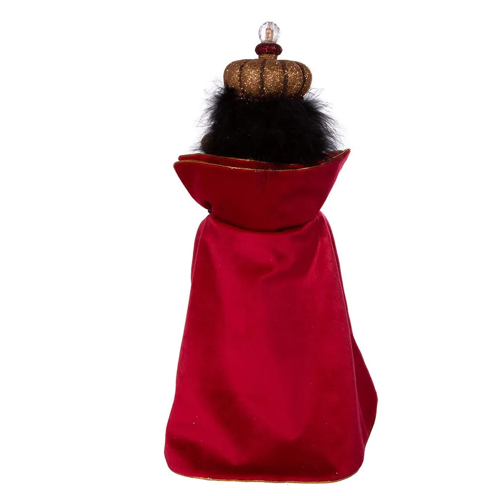 Kurt Adler 18-Inch Hollywood Burgundy King Nutcracker