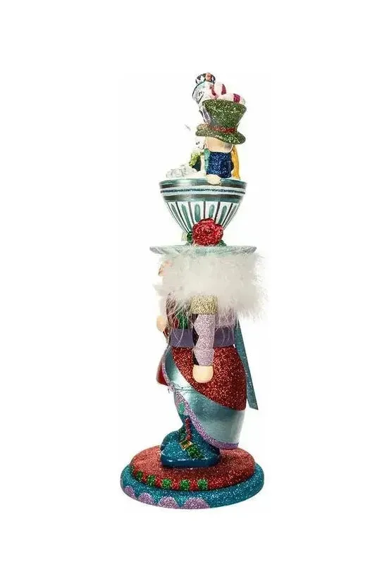 Kurt Adler 18" Hollywood Nutcrackers™ Alice Teacup Hat Nutcracker