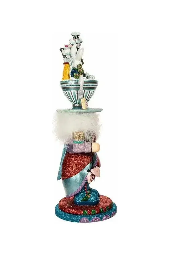 Kurt Adler 18" Hollywood Nutcrackers™ Alice Teacup Hat Nutcracker