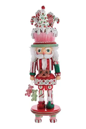 Kurt Adler 18" Hollywood Nutcrackers Cupcake With Tree Hat