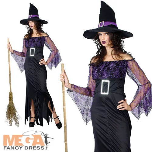 Ladies Halloween Mystical Witch Costume