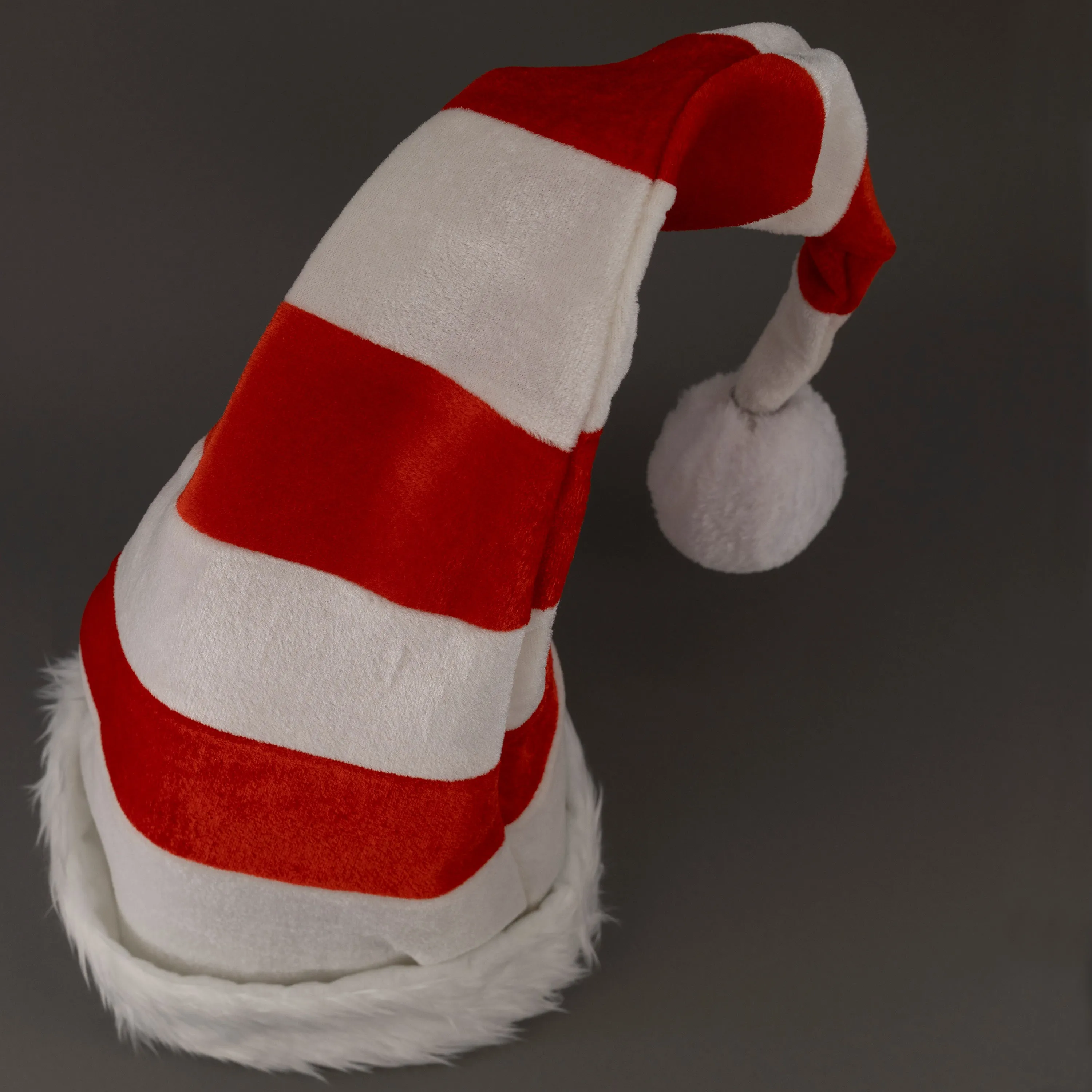 LED Light Up Santa Claus Christmas Dr. Seuss Hats - Pack of 12