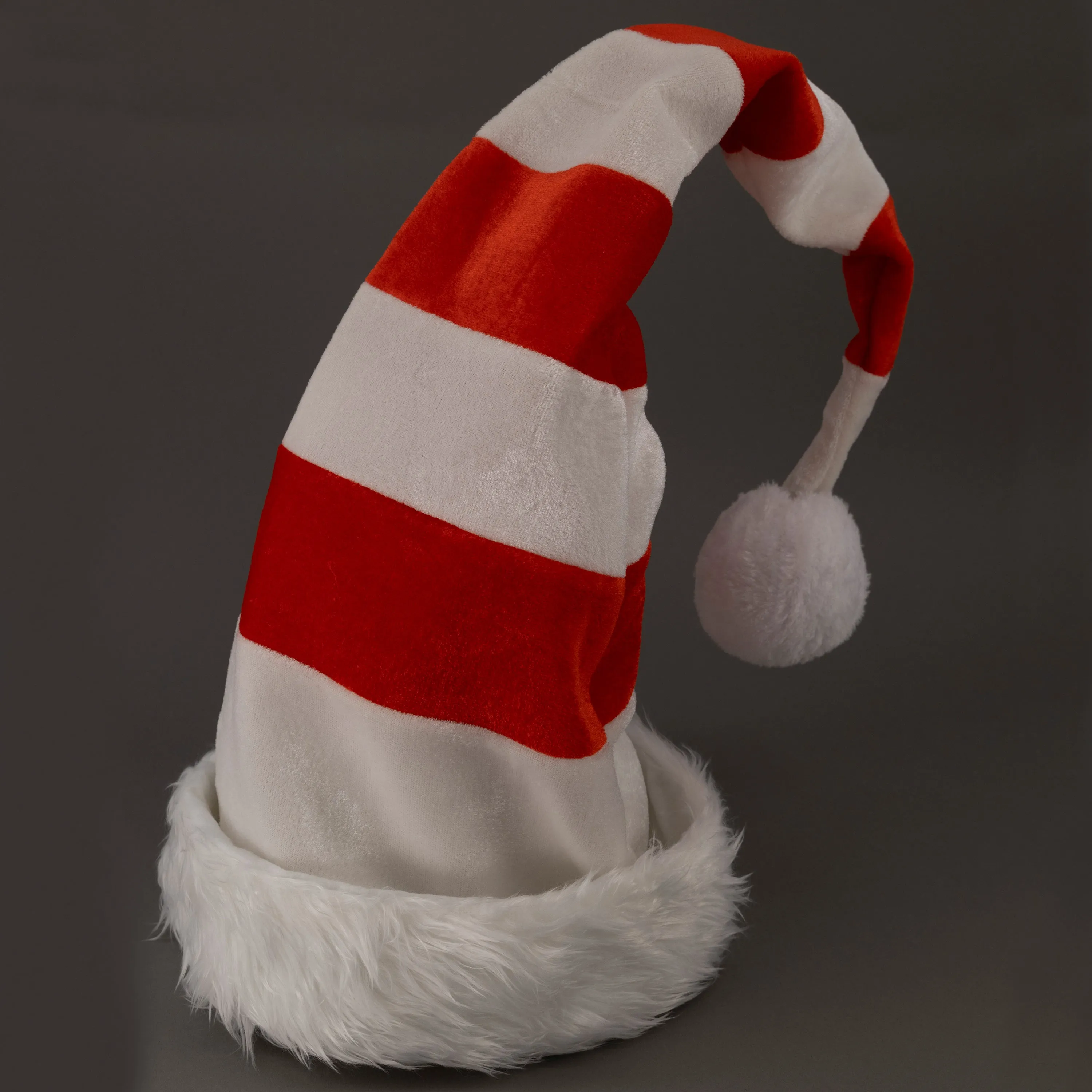 LED Light Up Santa Claus Christmas Dr. Seuss Hats - Pack of 12