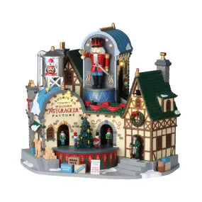 Lemax Ludwig’s Wooden Nutcracker Factory with Lights, Sound & Motion