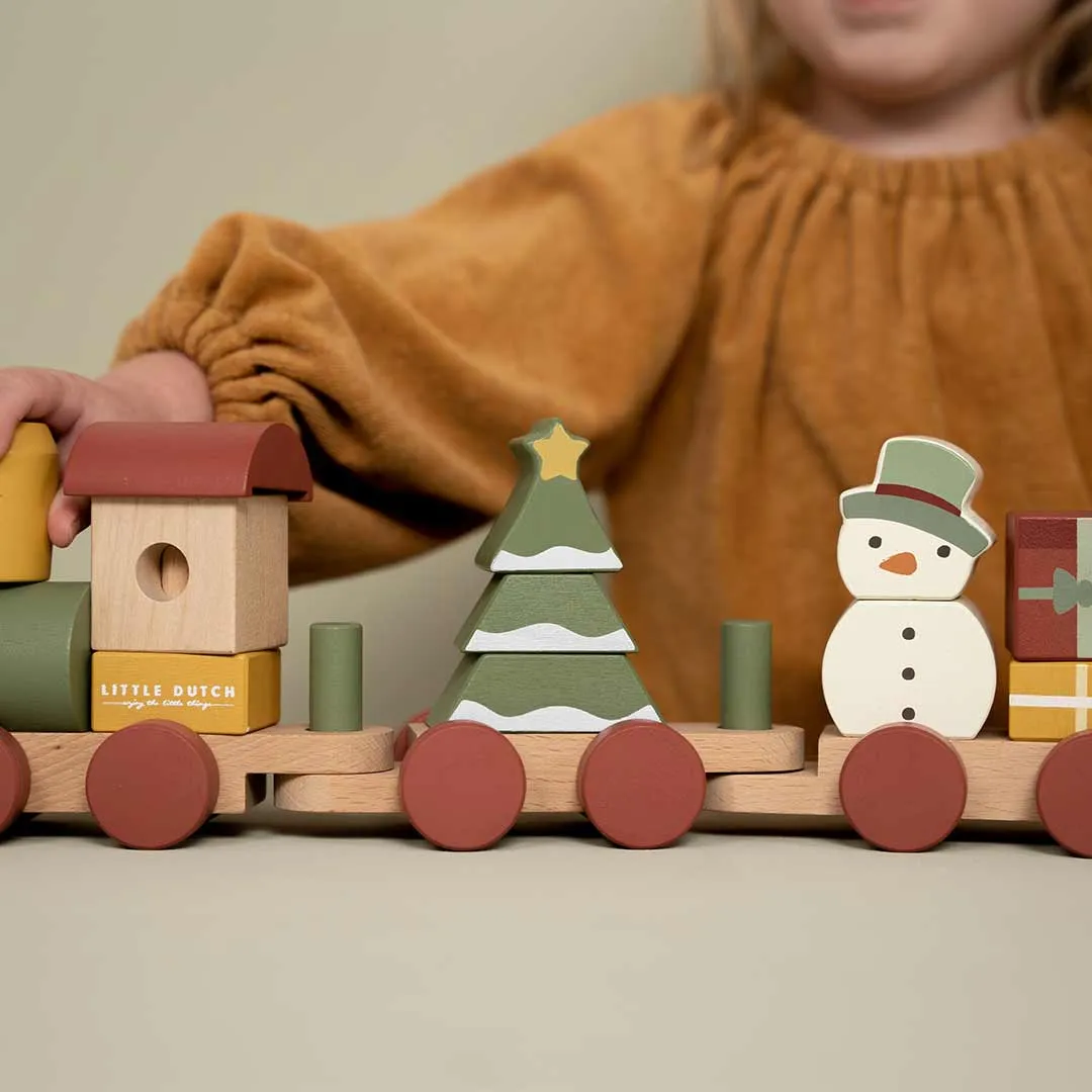 Little Dutch Christmas Blocks Train