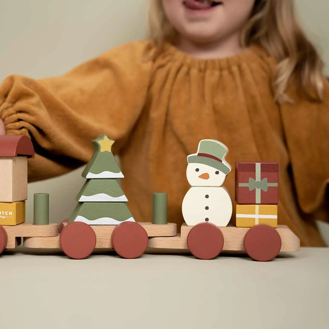 Little Dutch Christmas Blocks Train