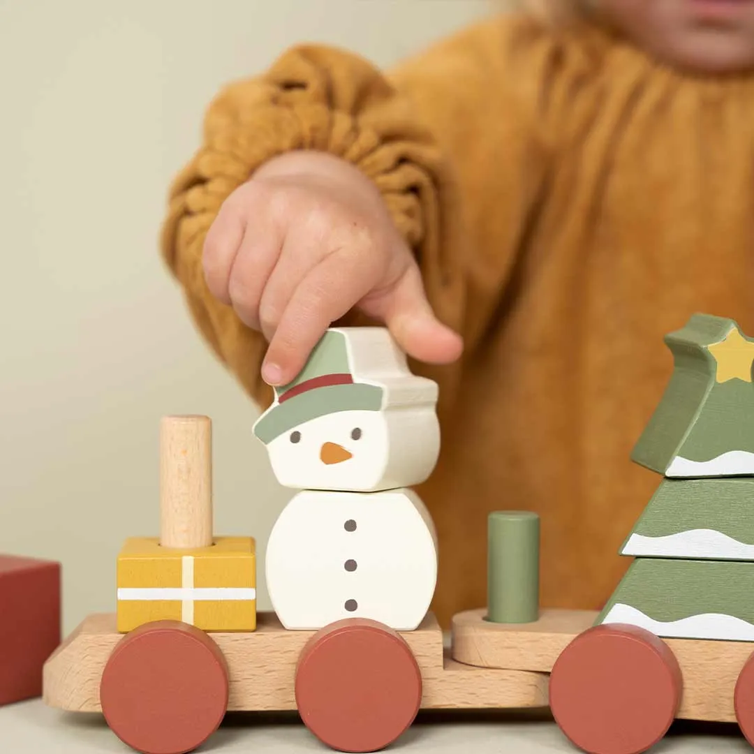 Little Dutch Christmas Blocks Train