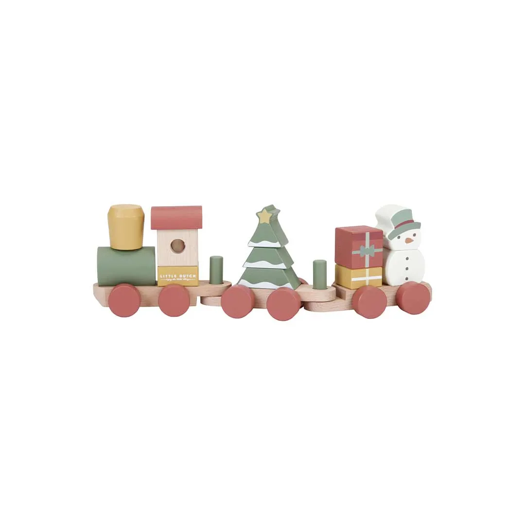Little Dutch Christmas Blocks Train
