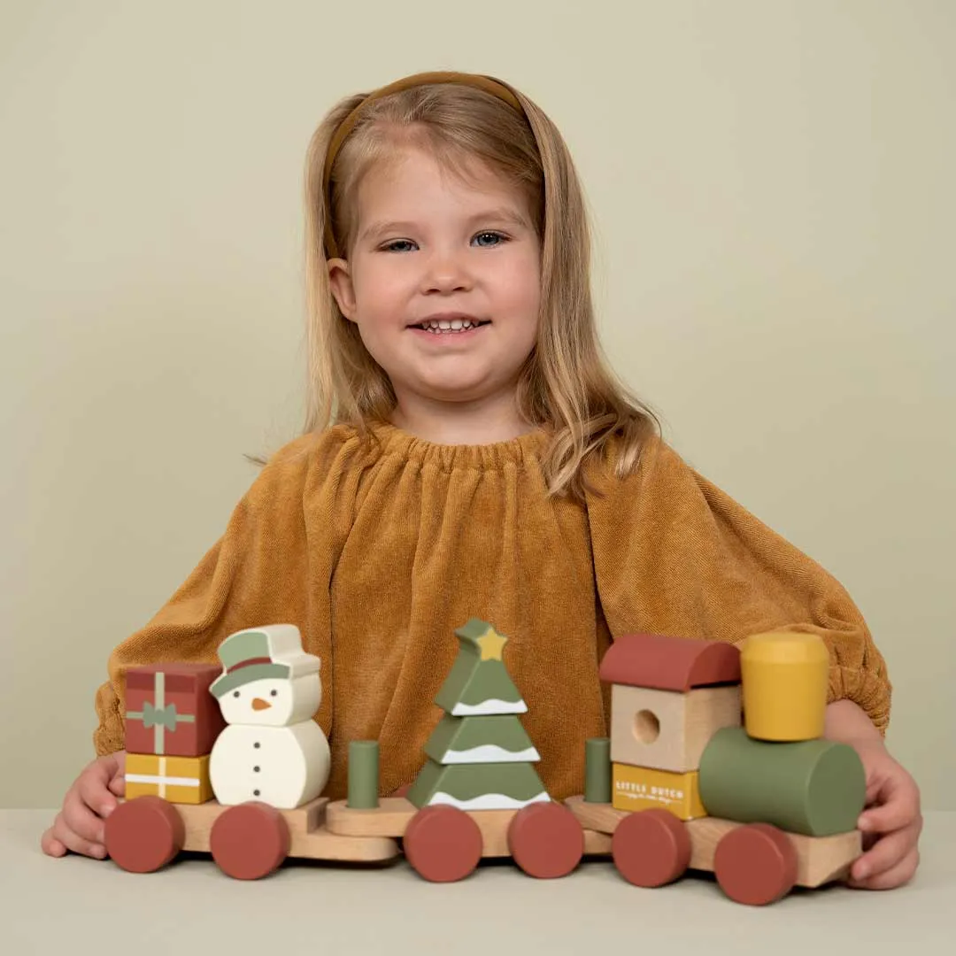 Little Dutch Christmas Blocks Train