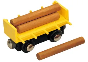 Log Car with Removable Logs