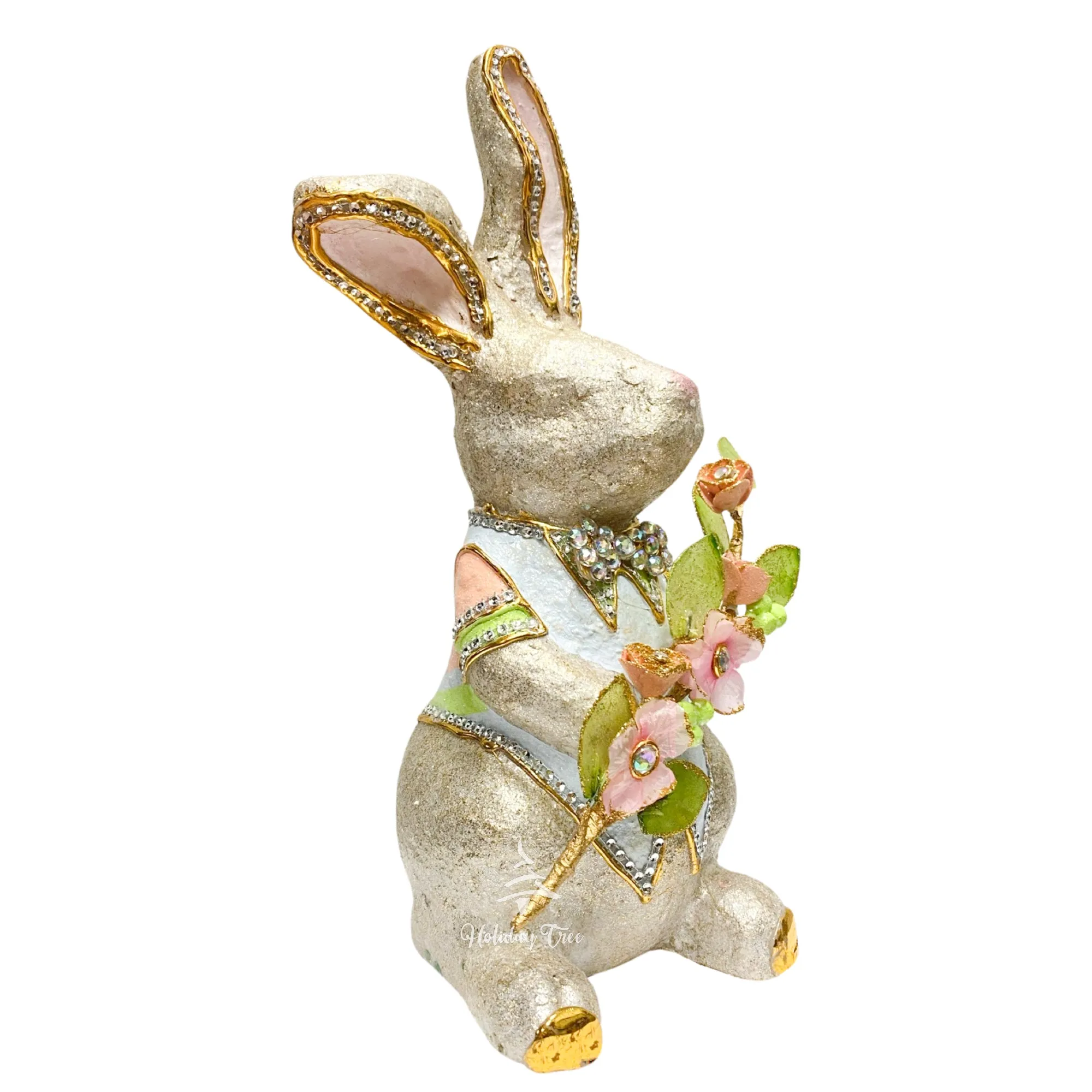 Marcarone Jeweled Capiz Bunny Easter - HOLIDAY TREE