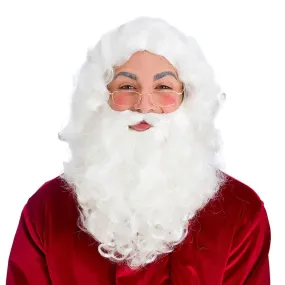 Mens Christmas Deluxe Santa Beard Fancy Dress Accessory