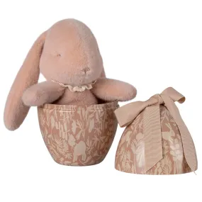 Metal Easter Egg and Bunny in Powder (18cm) by Maileg