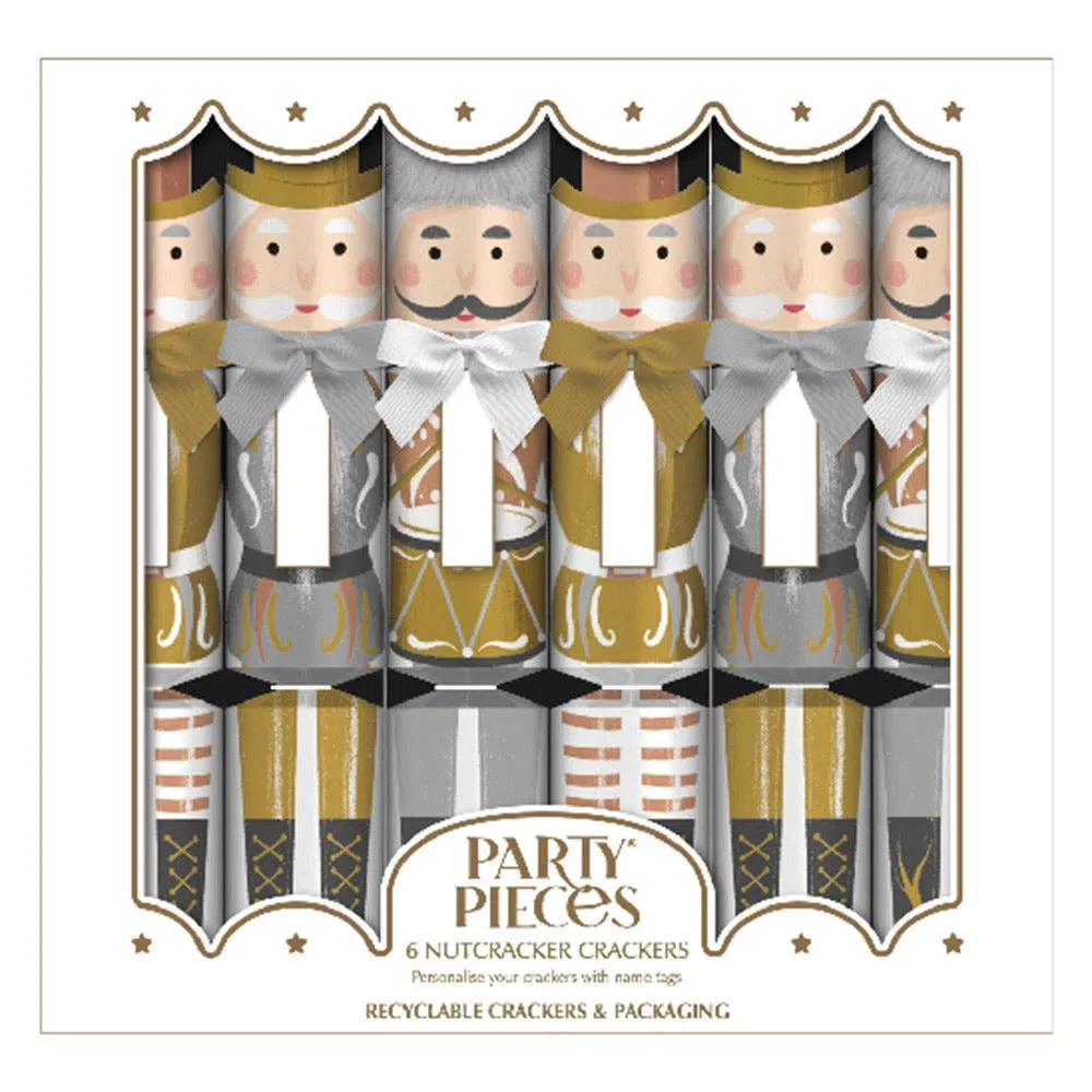 Metallic Nutcracker Christmas Crackers