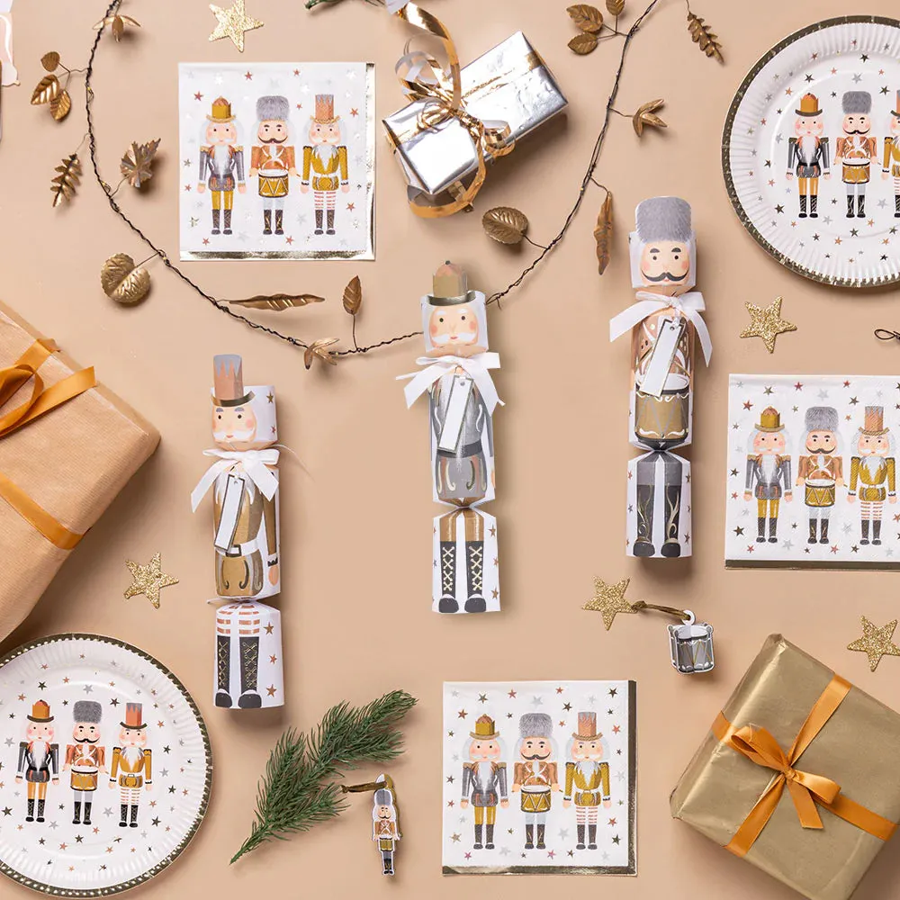 Metallic Nutcracker Christmas Crackers