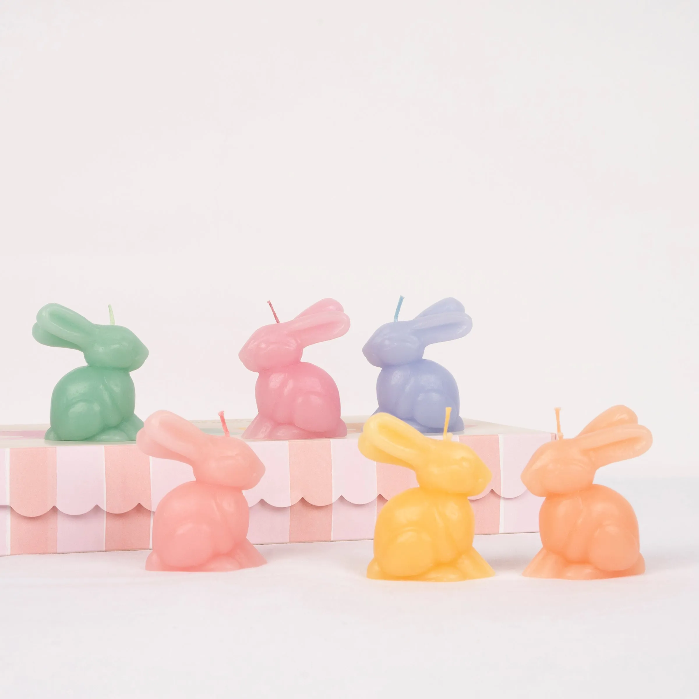 Mini Bunny Candles (x 6)