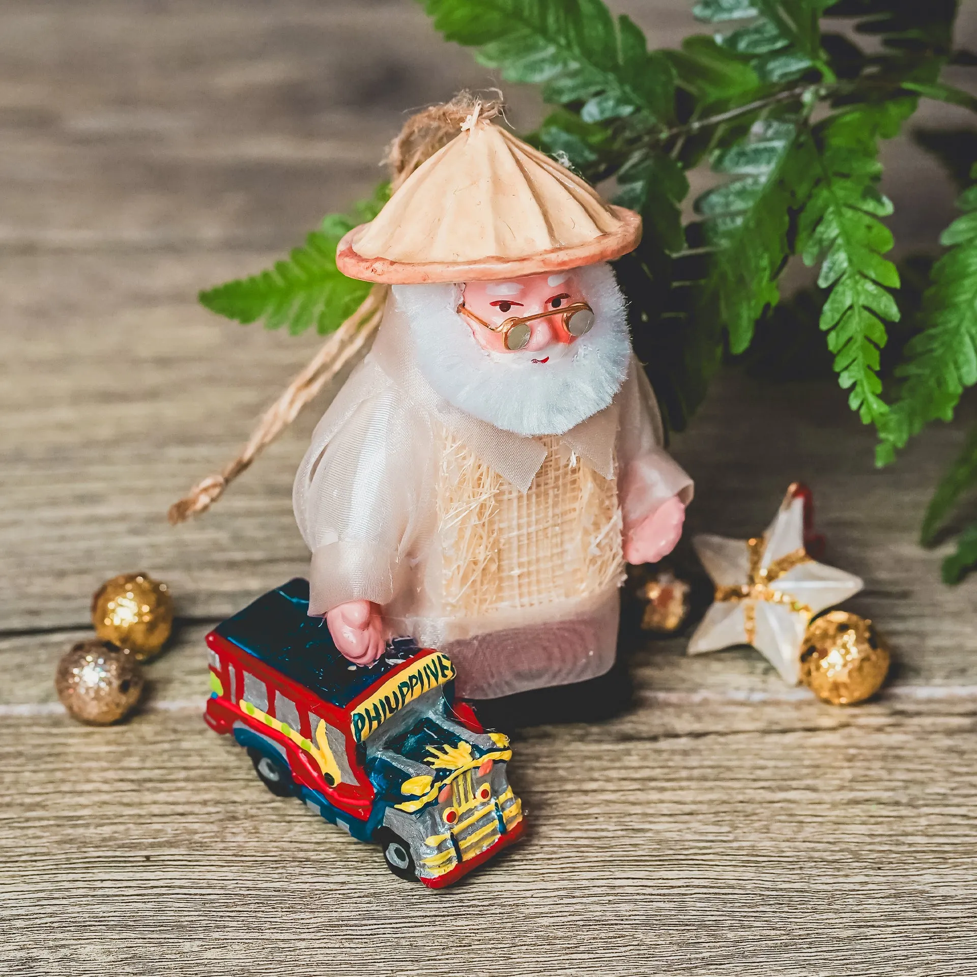 Mini Filipino Santa Claus - Jeepney