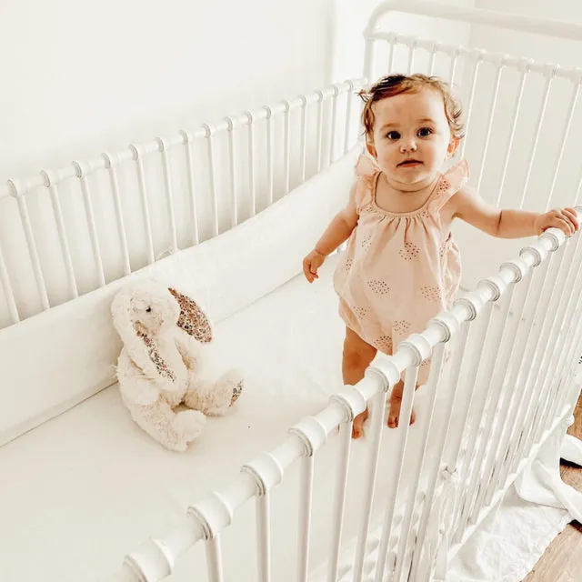 Mon Ami Faith Cream Floral Bunny Plush Toy