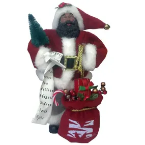Morehouse College Maroon Tigers Santa Claus Figurine