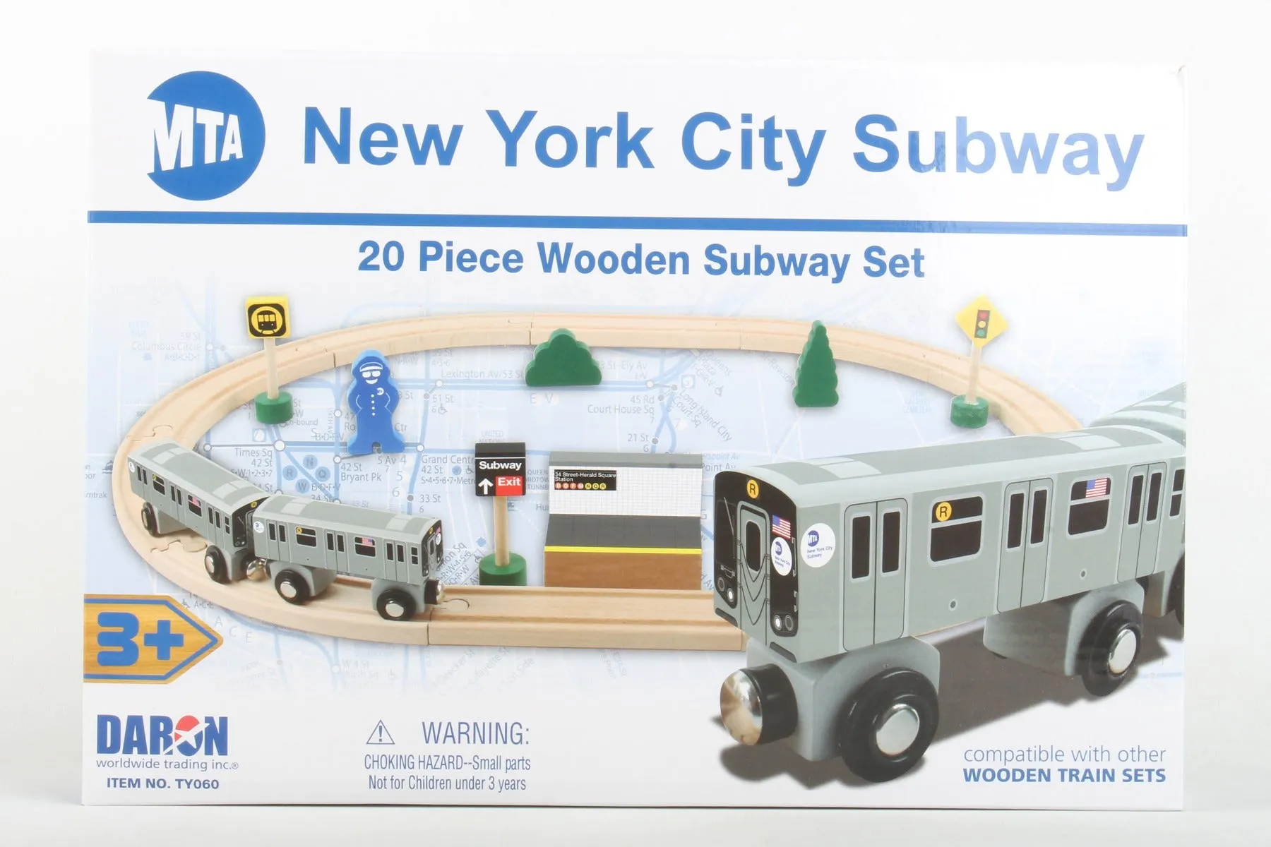 MTA WOODEN TRAIN SET