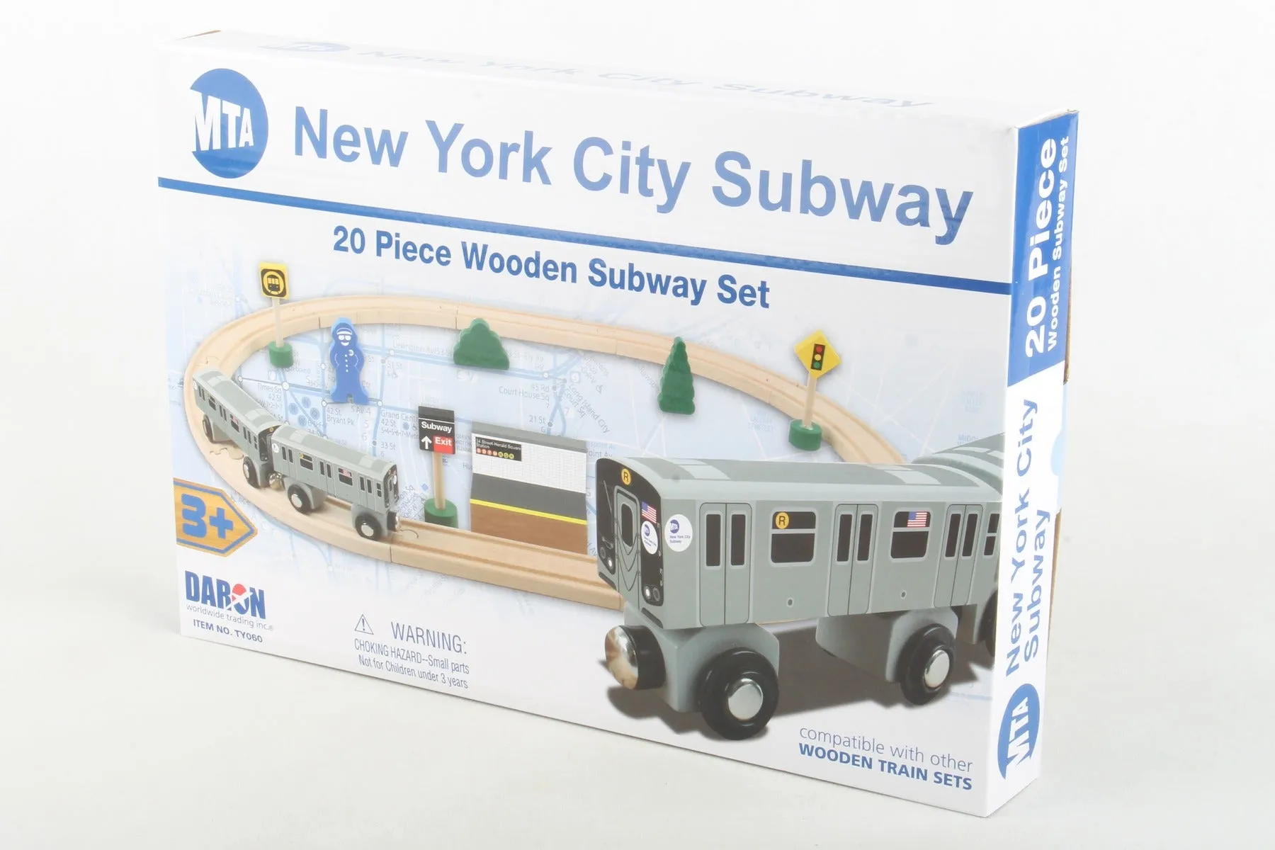 MTA WOODEN TRAIN SET