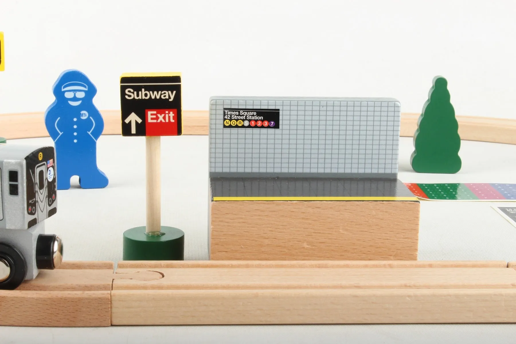 MTA WOODEN TRAIN SET