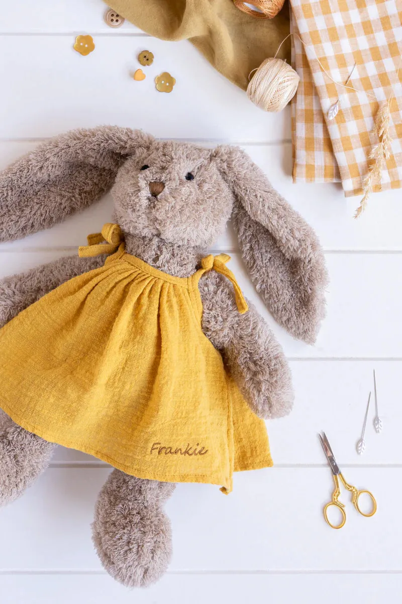 Nana Hutchy Mrs Honey Bunny - Mustard, Soft Toy