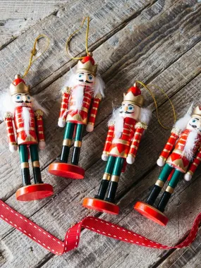 Nutcracker decorations (set of 4)