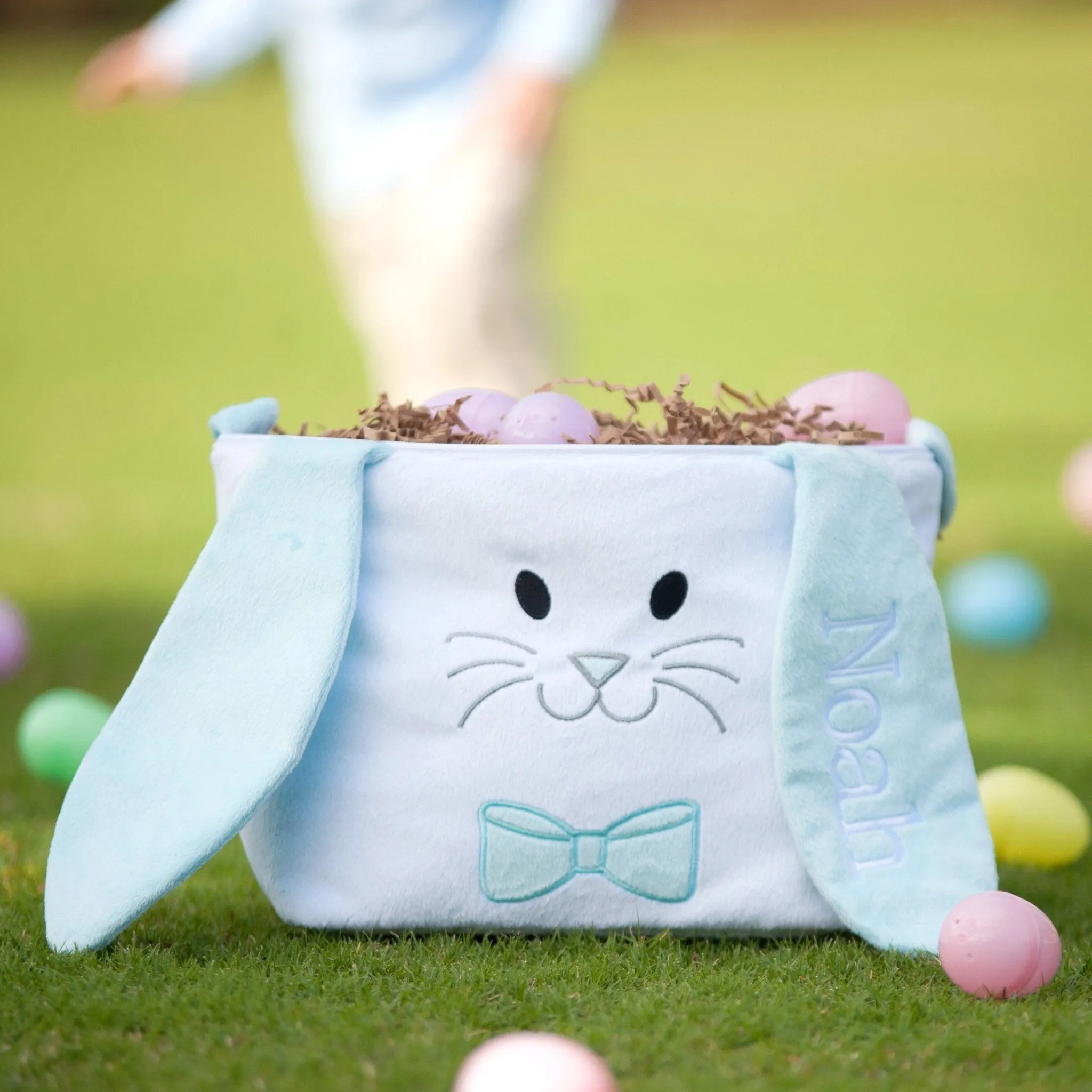 Personalized Plush Easter Basket