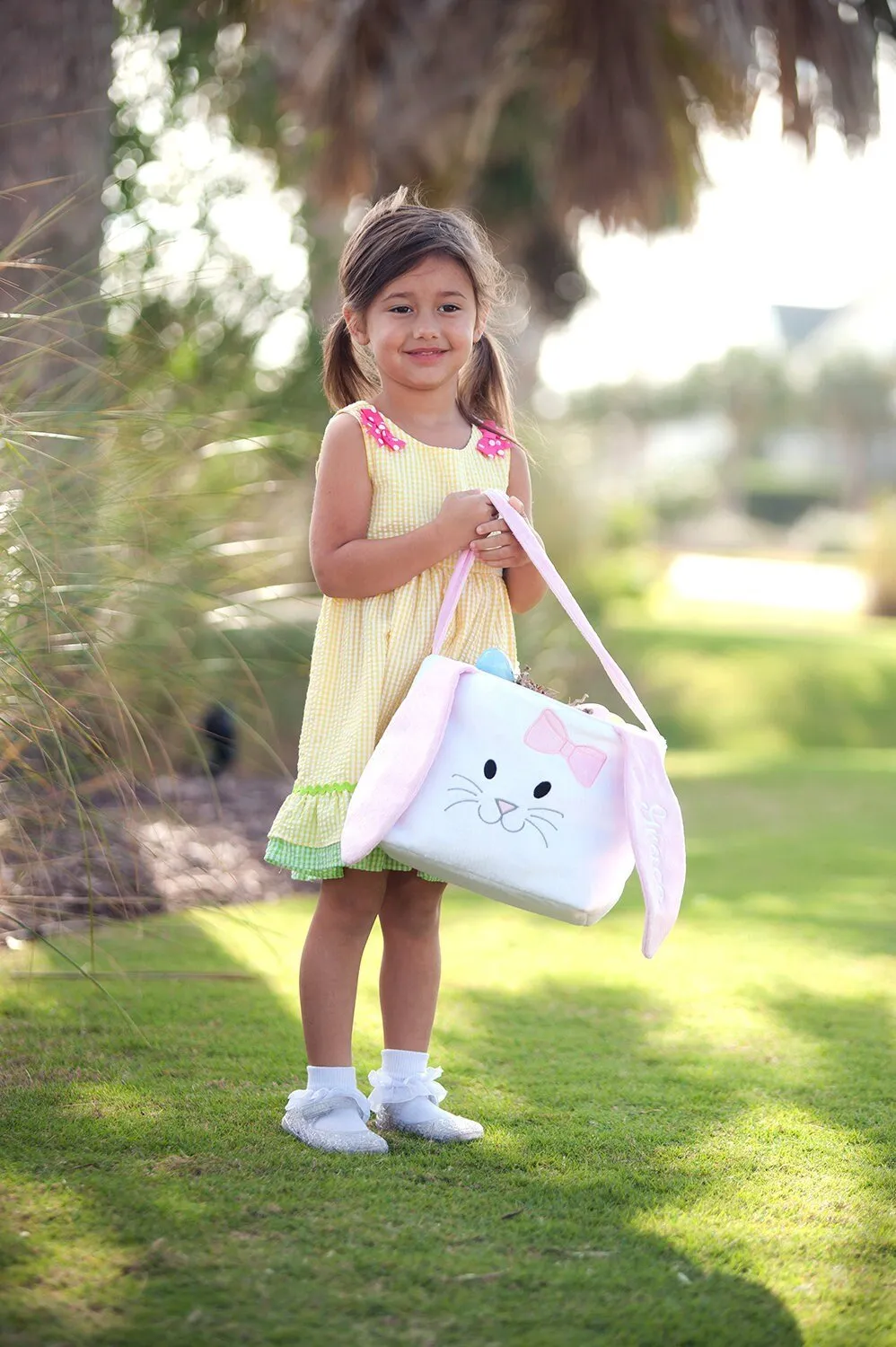 Personalized Plush Easter Basket