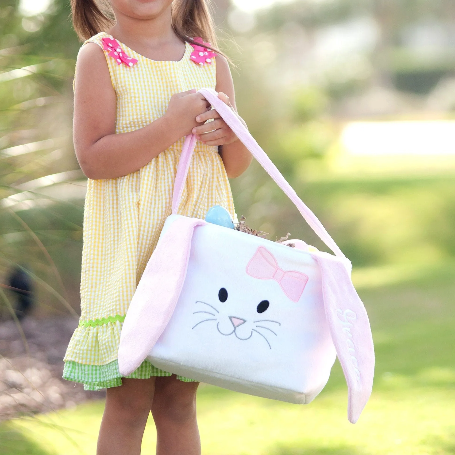 Personalized Plush Easter Basket